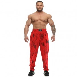 Супер легкие спортивные штаны Big Sam 1366 красные