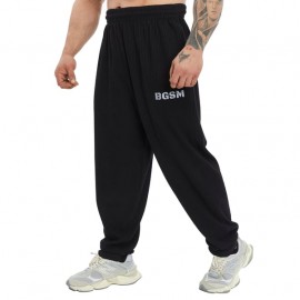 Штаны спортивные легкие Big Sam 1415 черные 