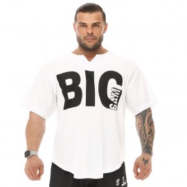 Топ-футболка Big Sam 3341 белая