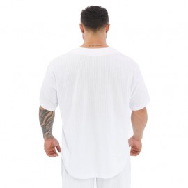 Топ-футболка Big Sam 3377 белая